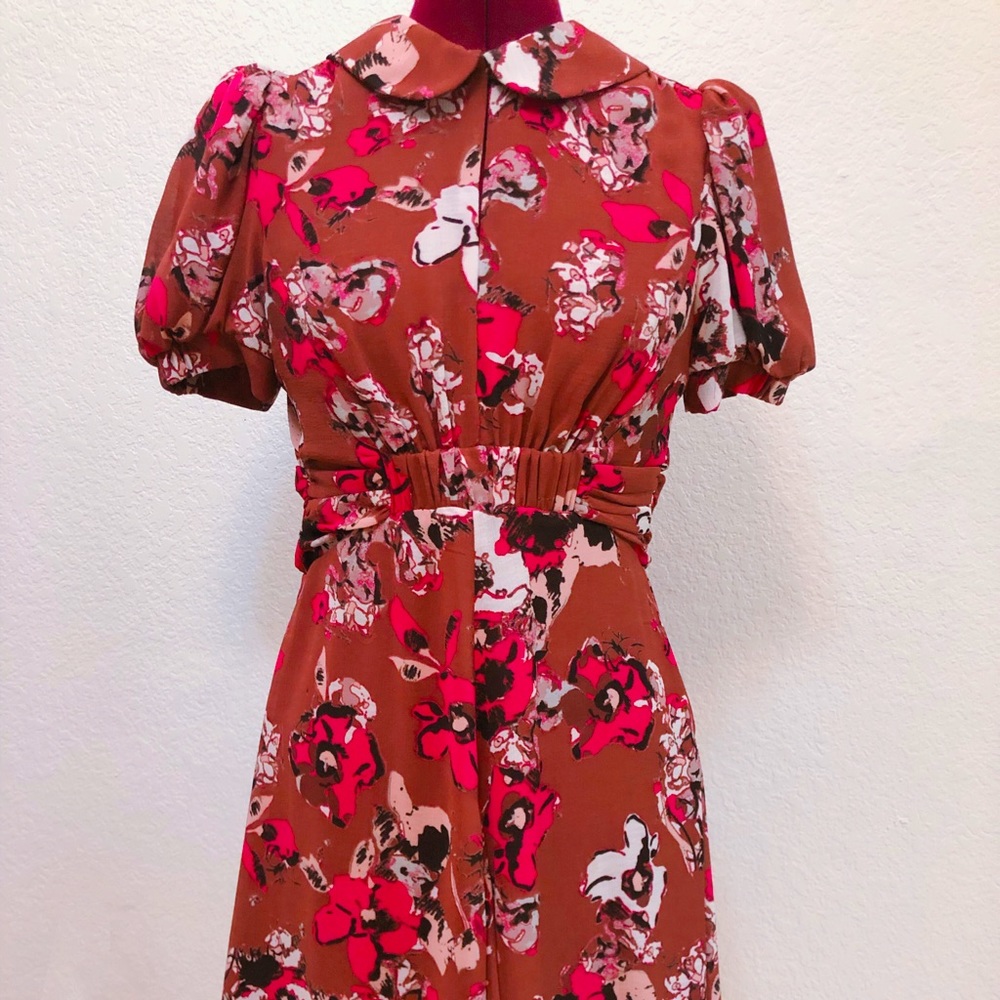 Karl Lagerfeld for Impulse floral godet dress